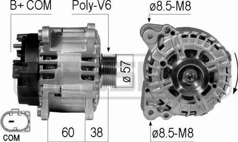 Messmer 210737A - Alternator www.autospares.lv