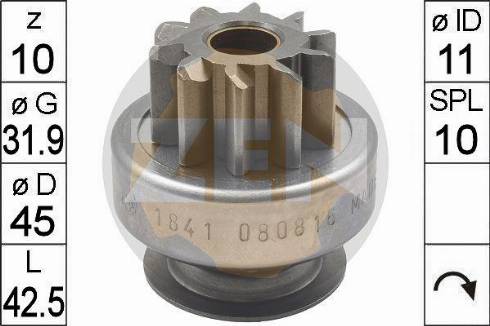 Messmer 226141 - Ведущая шестерня, бендикс, стартер www.autospares.lv