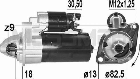 Messmer 220996A - Starteris www.autospares.lv