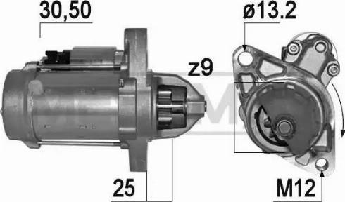 Messmer 220940 - Starteris www.autospares.lv