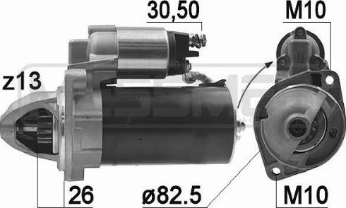 Messmer 220952A - Starter www.autospares.lv