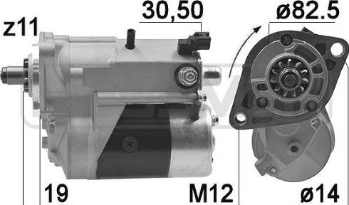 Messmer 220957A - Starter www.autospares.lv