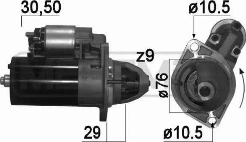 Messmer 220908 - Starteris www.autospares.lv