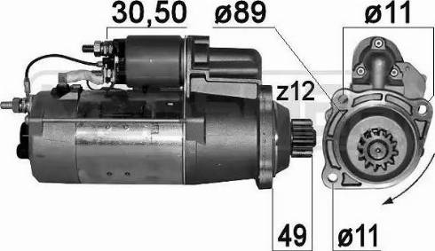 Messmer 220916 - Starteris www.autospares.lv