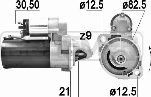 Messmer 220911A - Starteris www.autospares.lv