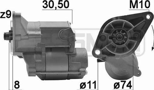 Messmer 220981A - Starteris www.autospares.lv