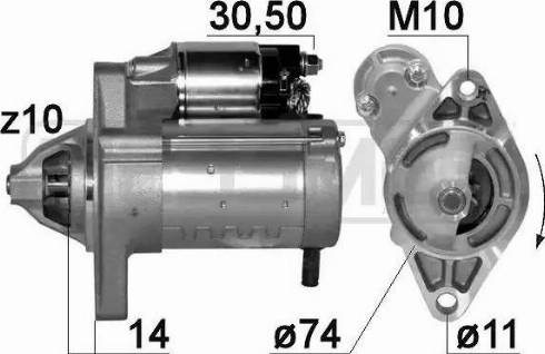 Messmer 220927 - Starteris www.autospares.lv