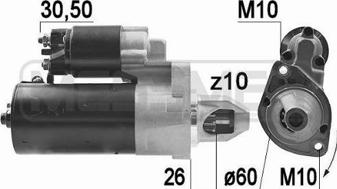 Messmer 220976A - Starteris www.autospares.lv