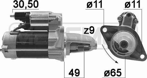 Messmer 220977A - Starteris autospares.lv