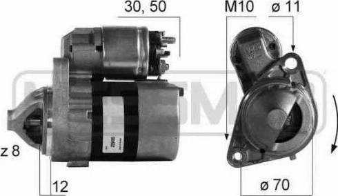 Messmer 220495A - Стартер www.autospares.lv