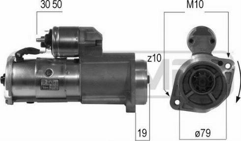 Messmer 220497A - Starteris www.autospares.lv