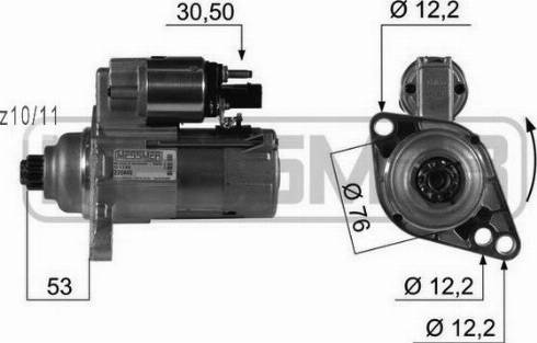 Messmer 220449A - Starteris autospares.lv