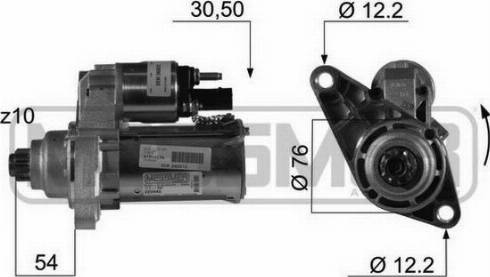 Messmer 220446A - Стартер www.autospares.lv