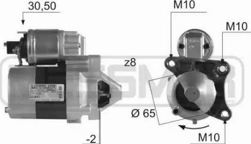 Messmer 220441 - Стартер www.autospares.lv