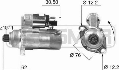 Messmer 220450A - Starteris autospares.lv