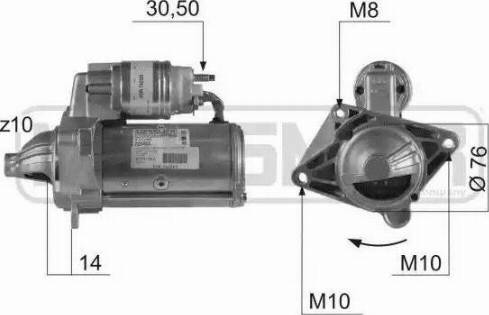 Messmer 220453 - Starteris autospares.lv