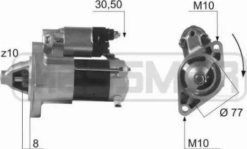 Messmer 220468 - Starteris autospares.lv