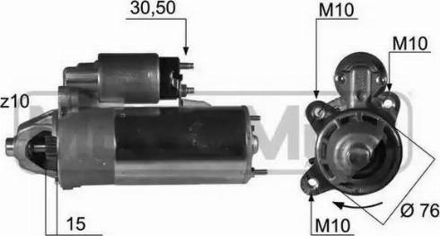 Messmer 220409 - Стартер www.autospares.lv