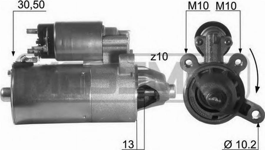 Messmer 220405 - Starteris autospares.lv