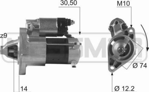 Messmer 220486A - Starter www.autospares.lv