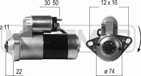 Messmer 220439A - Starteris www.autospares.lv