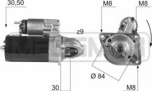 Messmer 220435 - Starteris autospares.lv