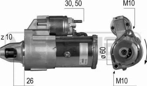 Messmer 220431 - Starteris www.autospares.lv