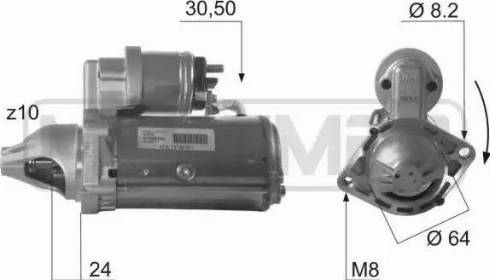 Messmer 220432 - Starteris www.autospares.lv