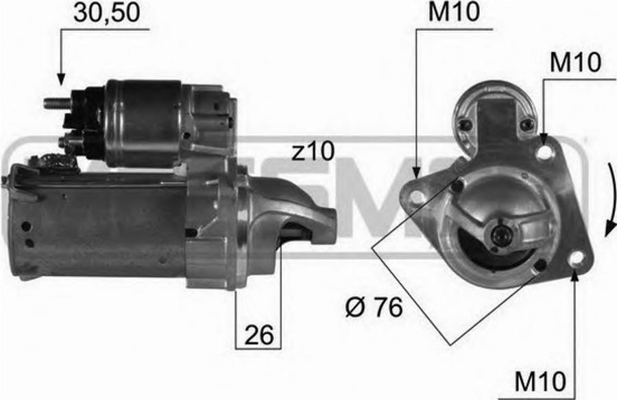 Messmer 220426 - Starteris www.autospares.lv