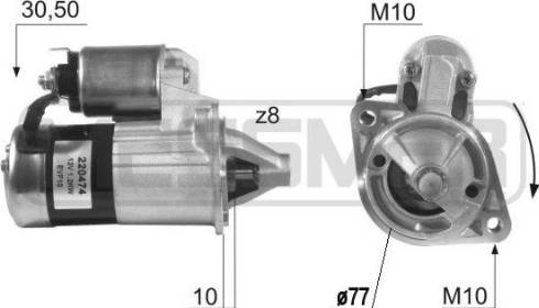 Messmer 220474A - Starteris www.autospares.lv