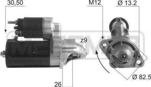 Messmer 220476 - Starteris autospares.lv