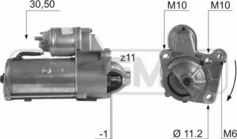 Messmer 220478 - Starteris www.autospares.lv