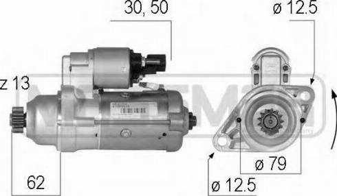 Messmer 220591 - Starteris www.autospares.lv