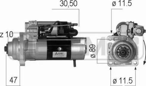 Messmer 220554 - Starteris www.autospares.lv