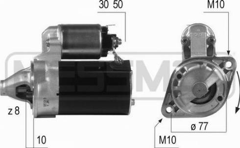 Messmer 220504A - Starter www.autospares.lv