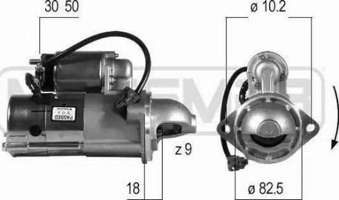 Messmer 220506 - Starteris www.autospares.lv