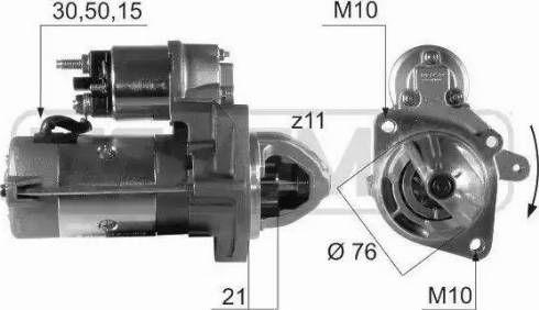 Messmer 220508 - Starteris www.autospares.lv