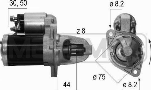 Messmer 220519A - Starter www.autospares.lv