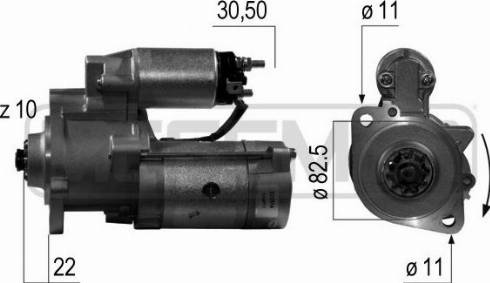 Messmer 220514A - Стартер www.autospares.lv