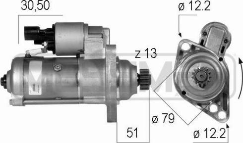 Messmer 220583A - Starteris autospares.lv