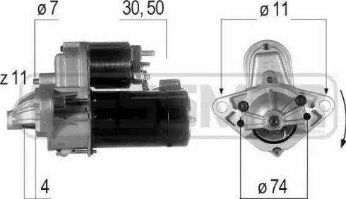 Messmer 220582 - Starteris www.autospares.lv