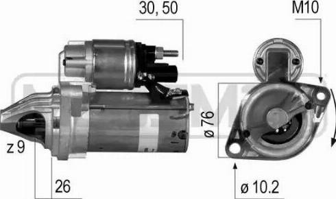 Messmer 220539 - Starteris www.autospares.lv