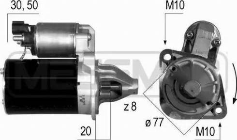 Messmer 220537 - Starteris autospares.lv