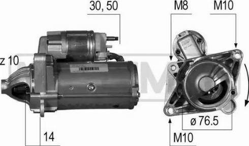 Messmer 220529 - Starteris www.autospares.lv