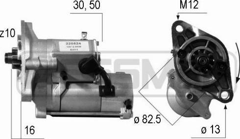 Messmer 220524A - Starteris autospares.lv