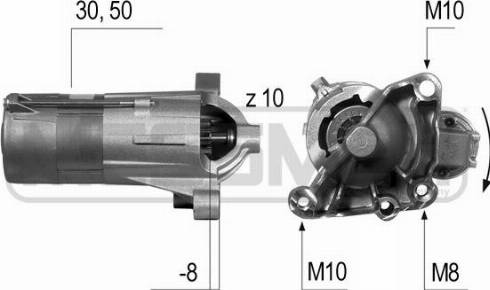 Messmer 220526A - Starteris autospares.lv