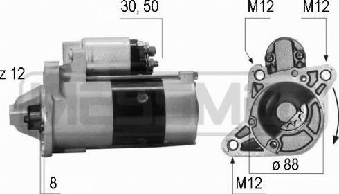 Messmer 220520A - Starteris www.autospares.lv