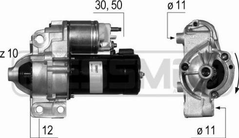 Messmer 220527A - Starteris www.autospares.lv