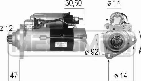 Messmer 220575 - Starter www.autospares.lv