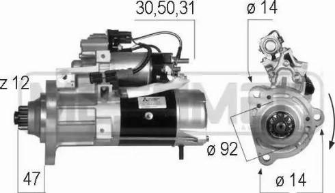 Messmer 220571 - Starteris www.autospares.lv